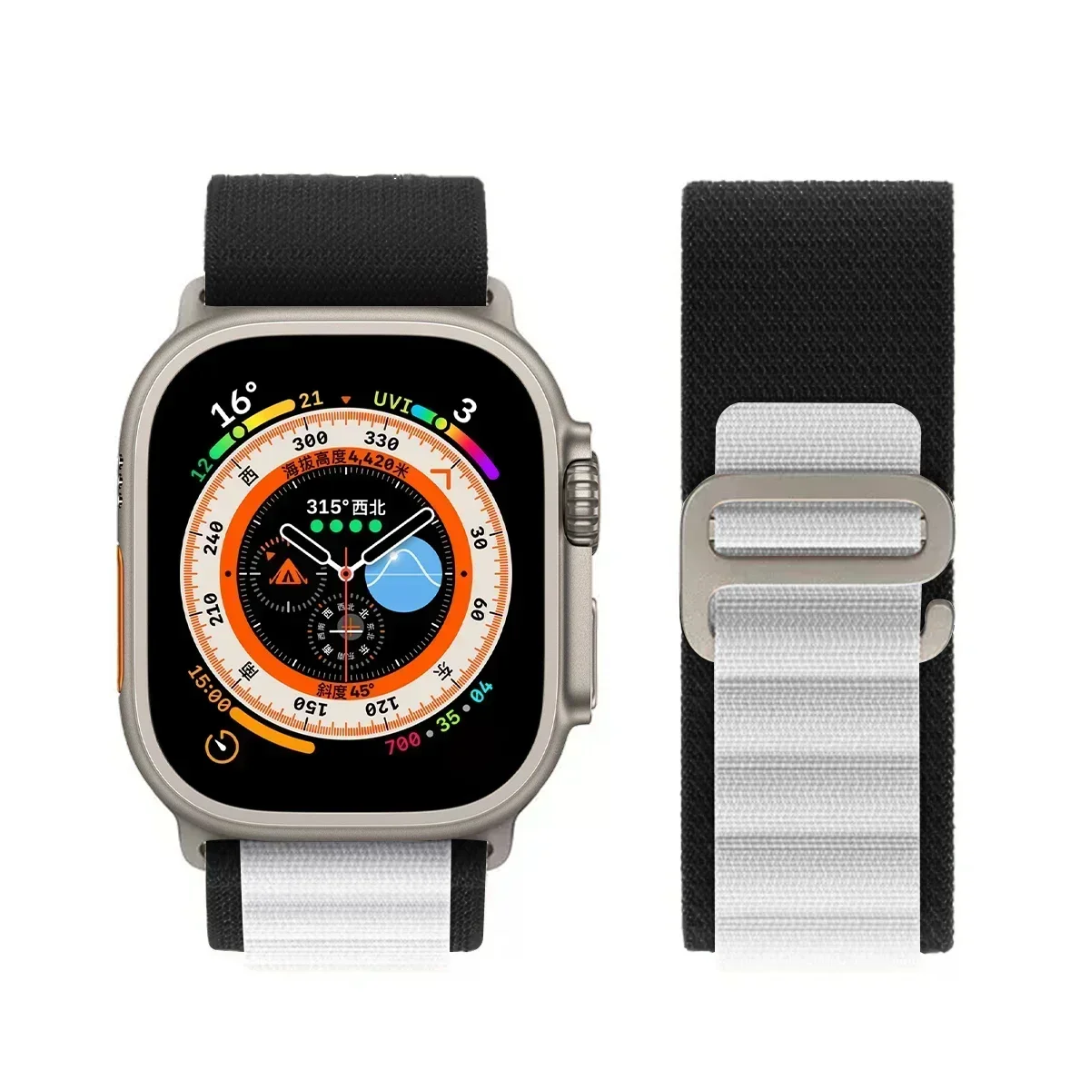 Alpine loop Strap for Apple watch Ultra 2 Band 46mm 40mm 45mm 41mm 38mm 42mm 49mm bracelet iWatch series 10 9 8 7 6 5 4 se Bands