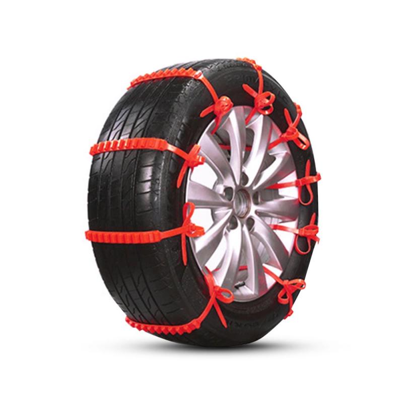 10Pc Car Winter Tire Wheels Snow Chains Snow Tire Anti-skid Chains Wheel Tyre Cable Belt Outdoor Emergency Chain Car Accessories