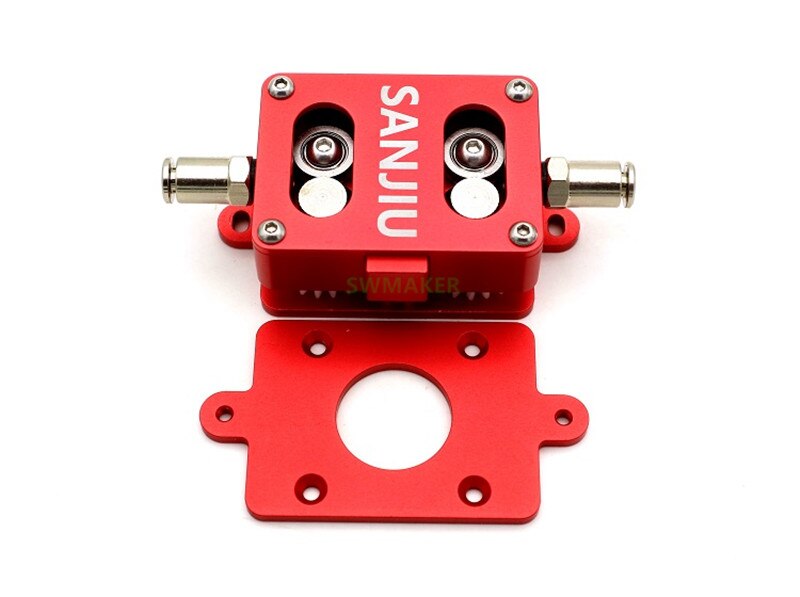 Red Black 3D Printer UM2 Ultimaker 2 Extended+ Extruder Feeder Double wheel Reducer Extruder 1.75/2.85/3mm Filament