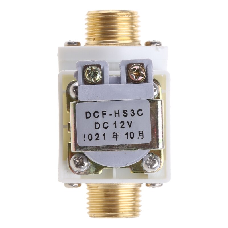 Électrovanne électrique 12V N/C 1/2 "DC 0-0, 8mpa, pour eau et Air