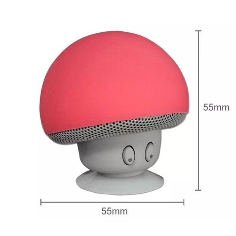 Mini haut-parleur Portable, sans fil, Bluetooth, champignon, avec Microphone, pour PC, téléphone, enceintes stéréo, étanche