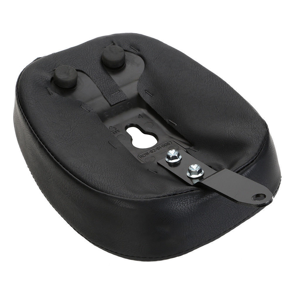 Motorrad Schwarz Leder Hinten Sozius Sitz Pad Für Harley Sportster XL1200 883 72 48