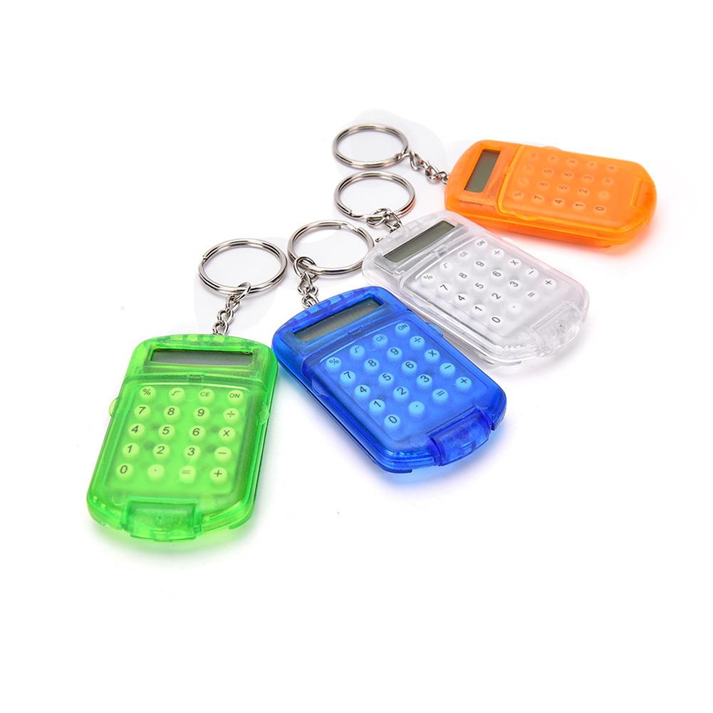 Pocket Keychain Calculator Small mini calculator table Electronic Calculator Flip Calculator For Kids Home Students School