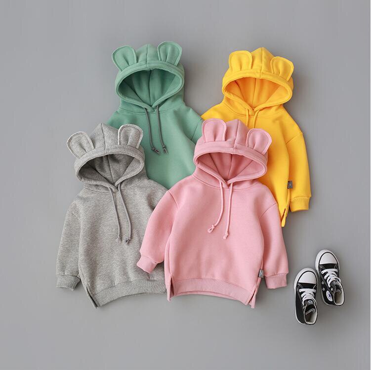 frühling Herbst Baby Jungen Mädchen Kleidung Baumwolle Mit Kapuze freundlicher freundlicher Lässige Sportbekleidung Kleinkind Kleidung freundlicher zur Seite fahren Winter