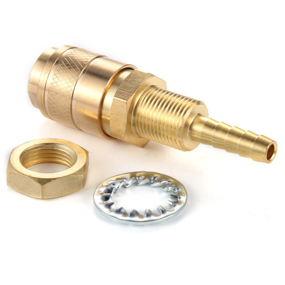 2pcs 8mm Water Cooled Quick Connector For WP/9/17/18/26 TIG Welding Torch Adapter Fitting Hose For TIG Welding Torch Tools