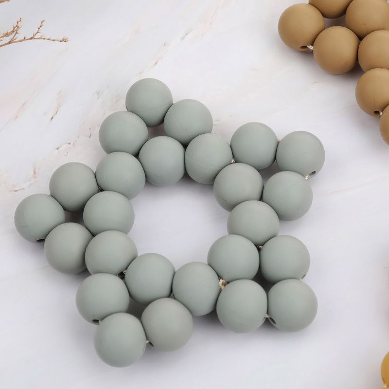 15mm 20 pièces Silicone perles bébé dentition perles bricolage à mâcher dentition pour bébé directe