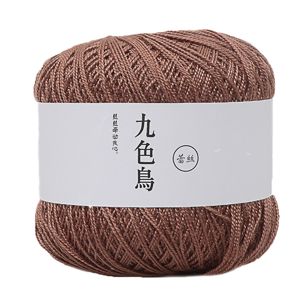 1 Roll Two Strands Soft Cotton Rope DIY Knitting Weaving Twine Thread Cord Yarns Scarf Sweater Eco-friendly