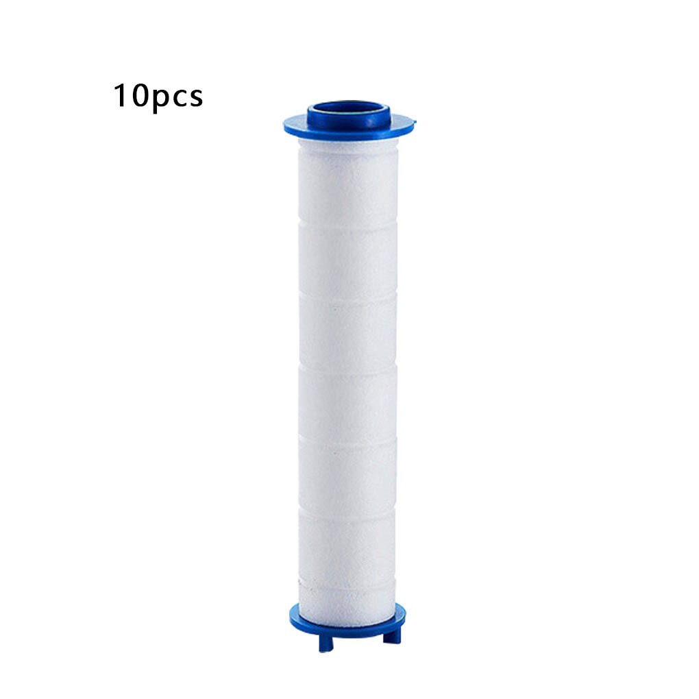 10 stk brusehoved filter pp bomuld bærbart mini vandfilter til bad bruser tilbehør håndbruser højtryk spa sprøjte: 11.5cm