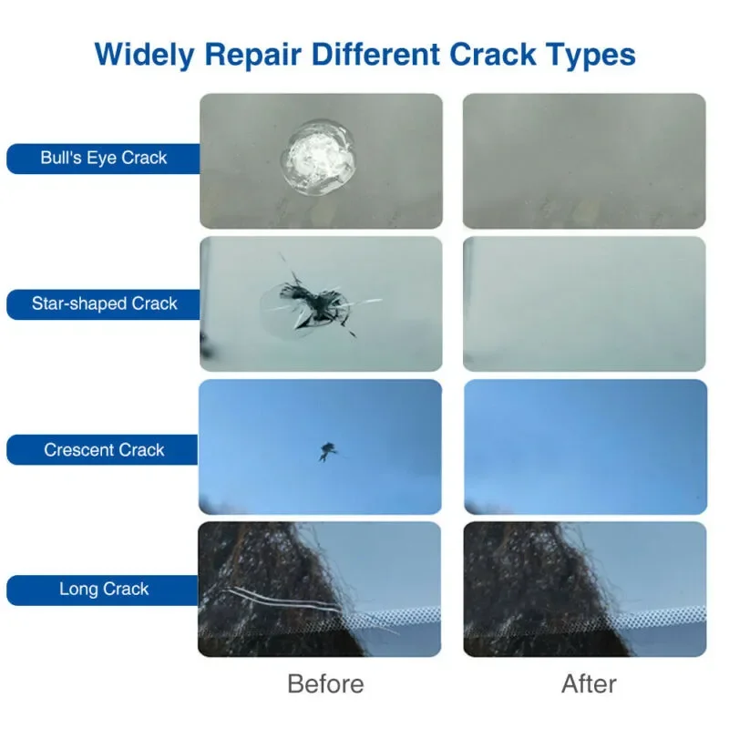 5 Stück Autoglas Nano Reparatur Flüssigkeit Windschutz scheibe Reparatur Glas Reparatur Flüssigkeit Auto Fenster Kratzer Renovierung Riss Wiederherstellung Tool Kit verwenden
