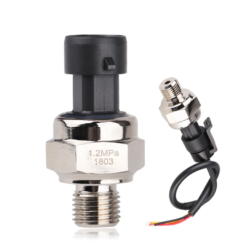 G1/4 Pressure Sensor Transmitter DC 5V 0-1.2 MPa 174 PSI Transducer Pressure Measurement For Water Gas Oil