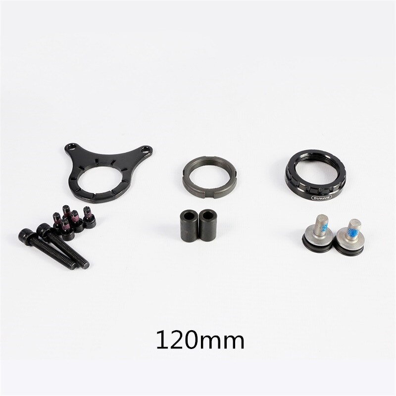 Componentes de montaje de bicicleta eléctrica, piezas de instalación de placa de bicicleta de montaña para Kit de conversión de Motor medio Bafang, 68-100mm, 120mm