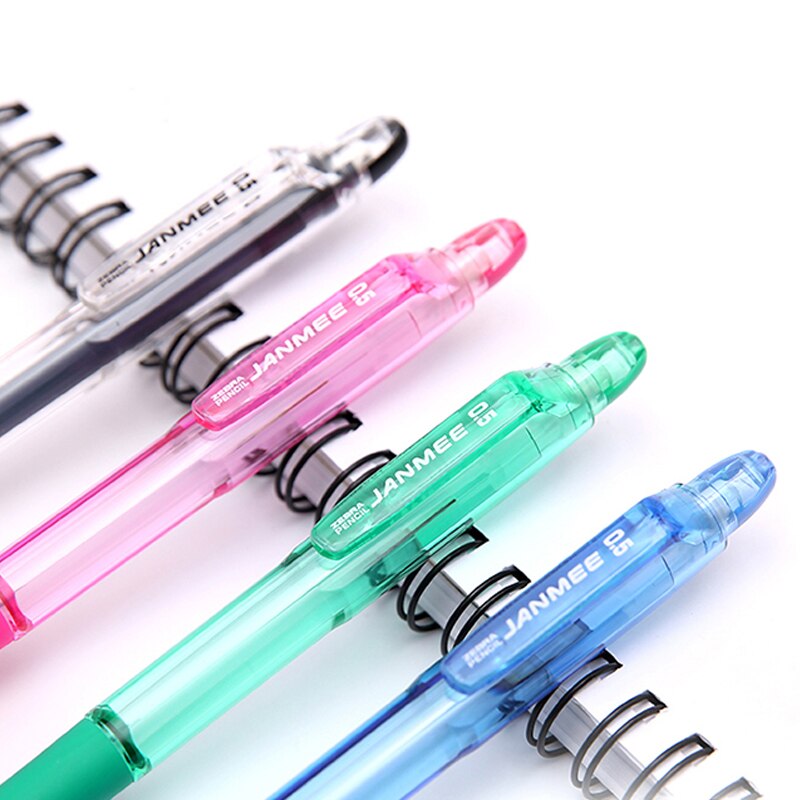 ZEBRA-lápiz de actividades de belleza auténtica, KRM-100-BL de 0,5mm, estilo clásico, bolígrafo Simple y transparente, punta retráctil, portalápices de goma