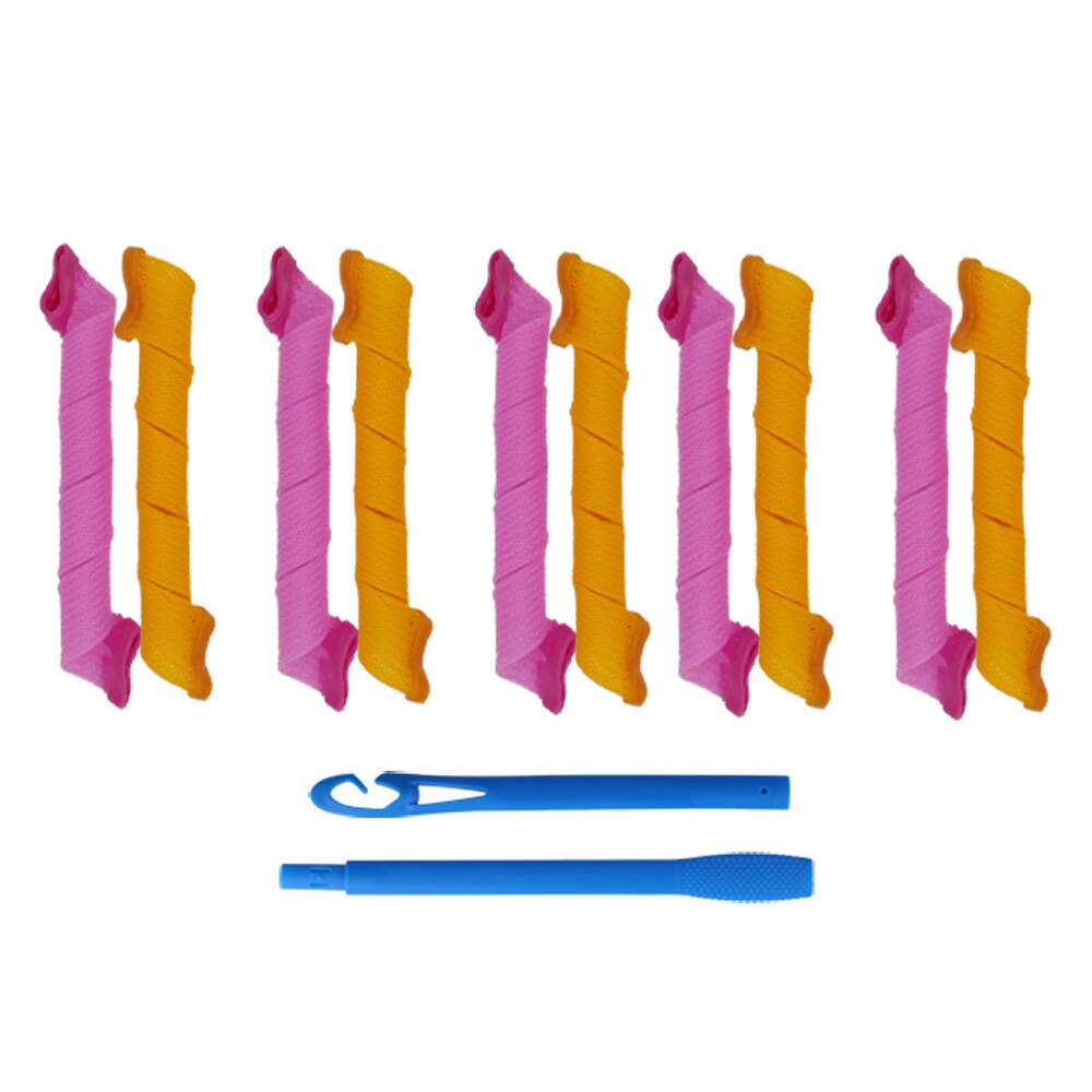 30/45/55/65cm Magic Curling Iron Hair Rollers Snail Shape Not Waveform 10PC/set Round Curls Hair Soft Bendy Hair Rollers DIY: 30cm