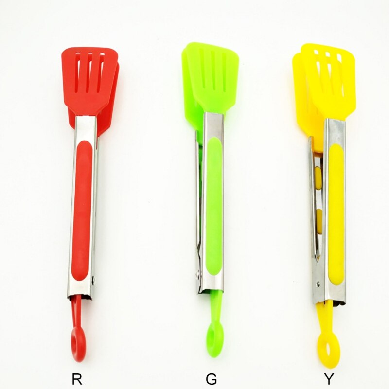 Stainless Steel Food Clip Household Fried Steak Clip Baking Bread Clip Portable Washable Food Clip For Kitchen