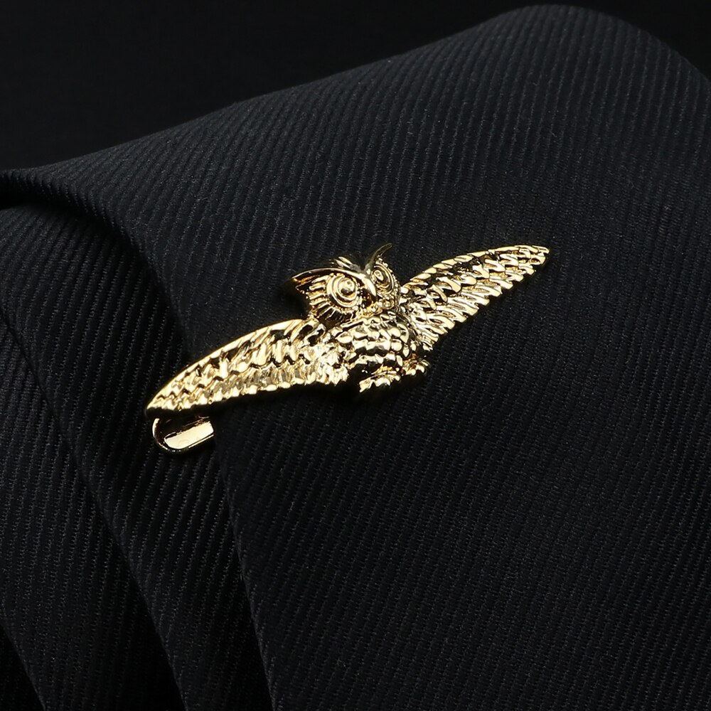 Pince à cravate en métal pour hommes, couleur or argent, stylo en forme de barbe, épingle à cravate, bijoux de mariage: C2-9