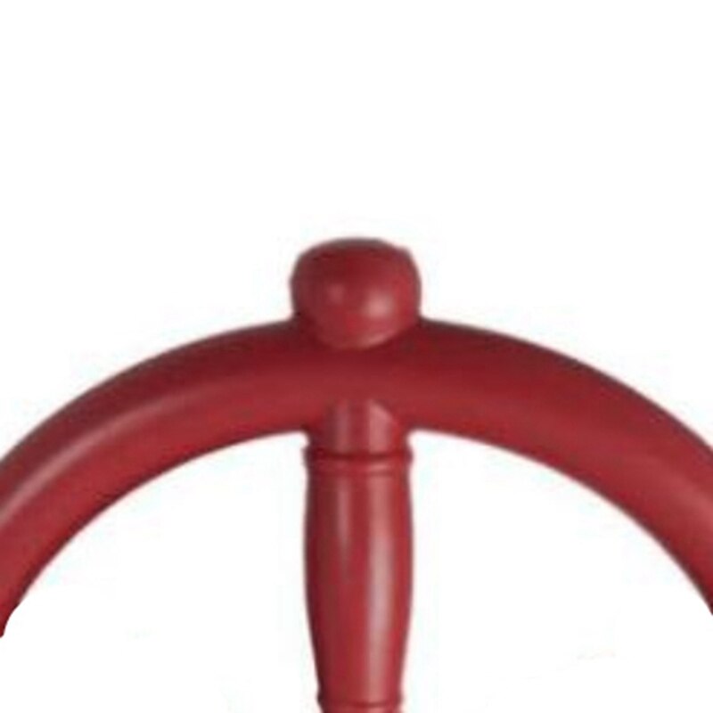Bateau jouet pour enfants / ensemble de balançoires à volant de bateau, petits équipements pour la maison, ensemble de jouets pour le jardin avec kit de fixation rouge