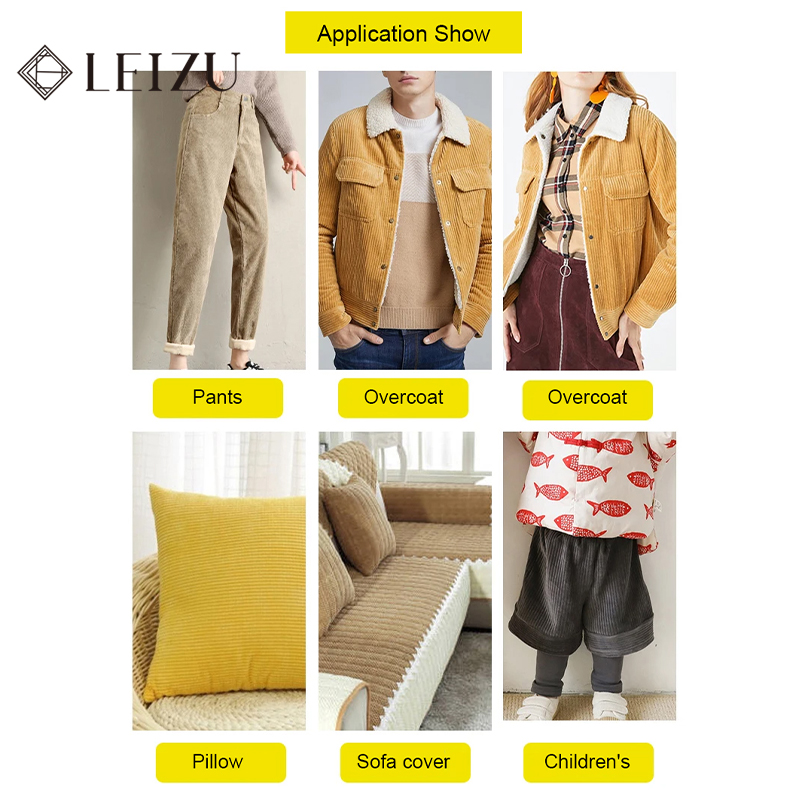 Tela de pana de costilla rosa, Color sólido para coser camisas, Sudadera con capucha, ropa, chaquetas de pana acolchadas, pantalones, sofás, telas de terciopelo