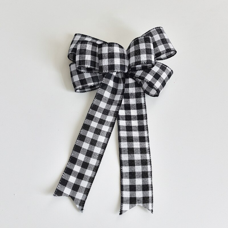 1pc Perfect Handmade Christmas Bow Ribbon Decoration to Beautify Christmas Trees Door