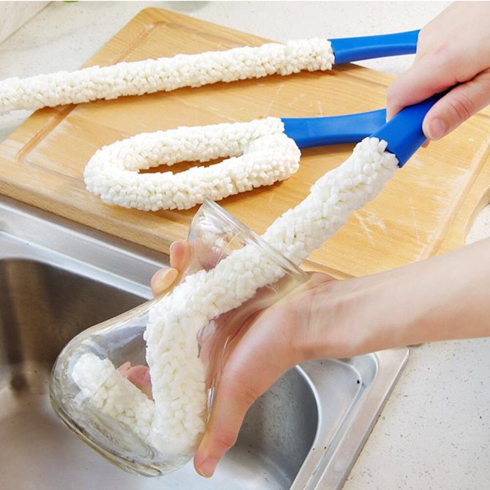 Long Handle Cup Brush Removable Cup Brush Bar Kitchen Mug Sponge Cleaning Tool Cleaner Removable cup brush