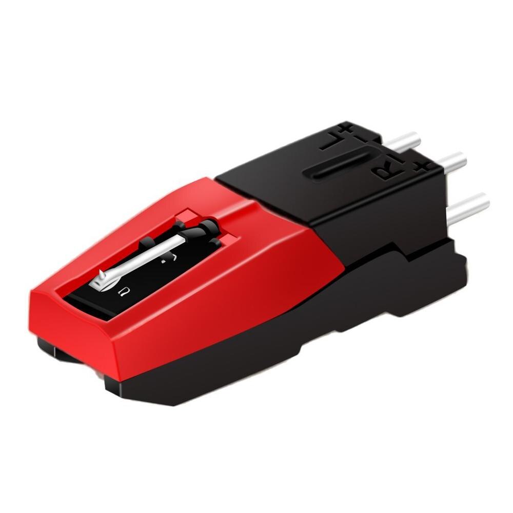 Draaitafel Phono Cartridge Met Stylus Vervanging Black & Rood Voor Vinyl Platenspeler Economische Duurzaam Apparaat