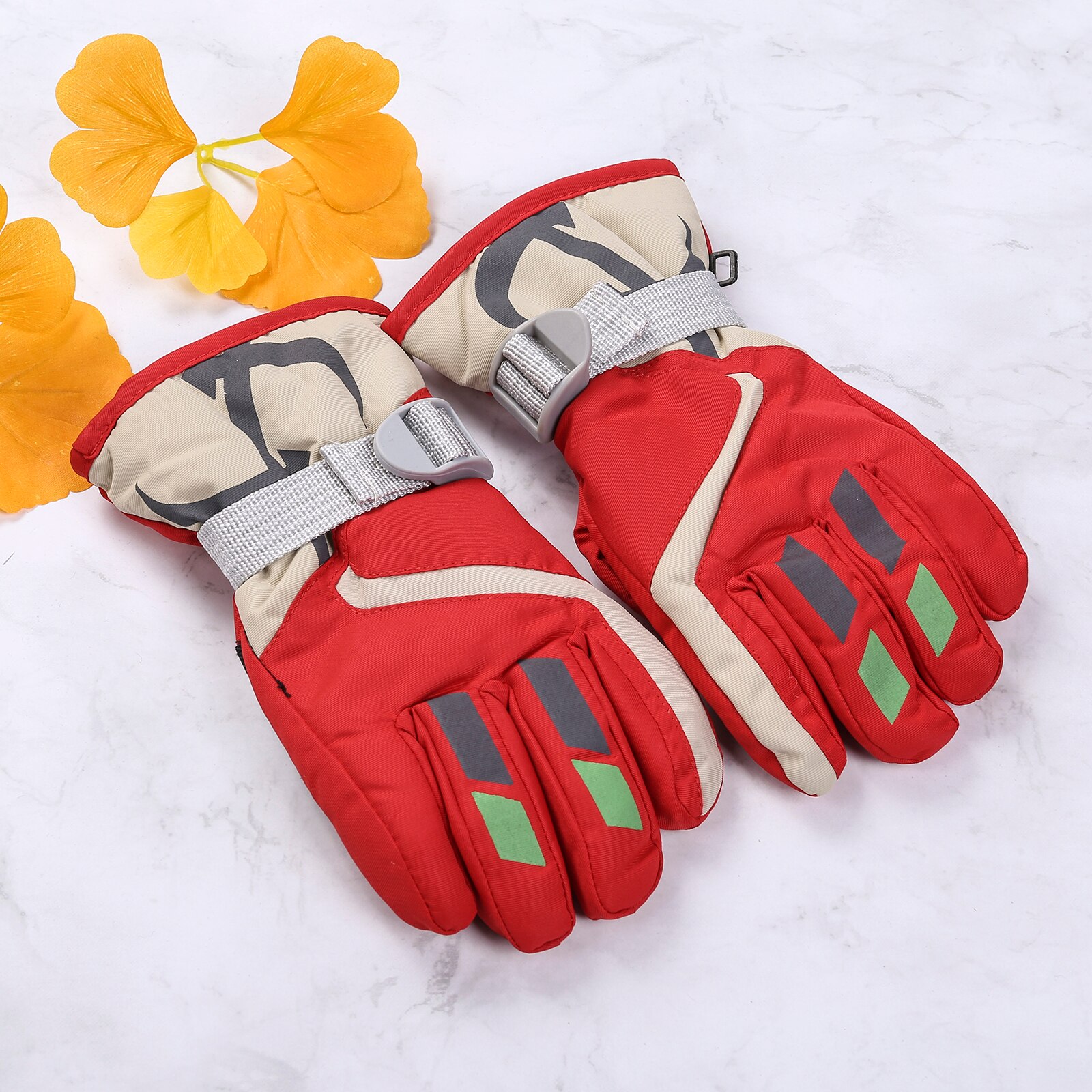 Kind Winter Warm Winddicht Sneeuw Snowboard Ski Sport Outdoor Fietsen Rijhandschoenen Handschoenen