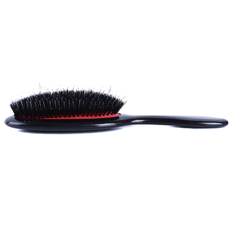 Hair Comb Natural Oval Boar Bristle & Nylon Mini Anti-static Hair Scalp Massage Comb Hairbrushbarber Hair Brush Styling Tool