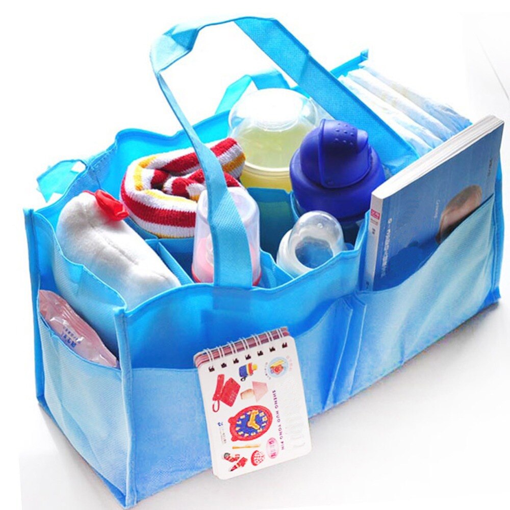 Portable Baby Diaper Nappy Changing Bag Inserts Handbag Organizer Pouch Storage Inner Diapers Bottle Storage Mummy Bag Baby Bag