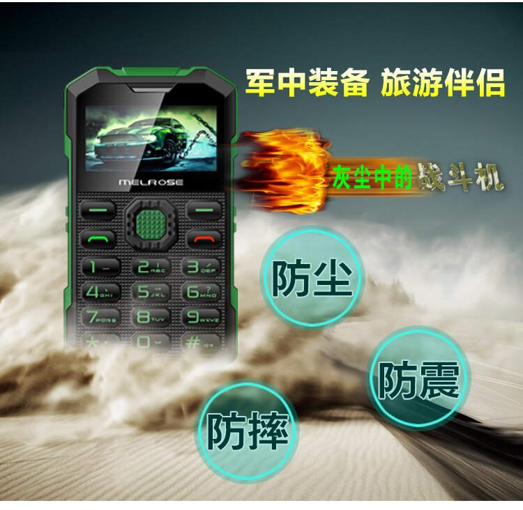 Original Melrose S2 Mini Telefon Mit MP3 Kamera Bluetooth Ultra-dünne 1,7 Zoll Outdoor Stoßfest Staubdicht Telefon