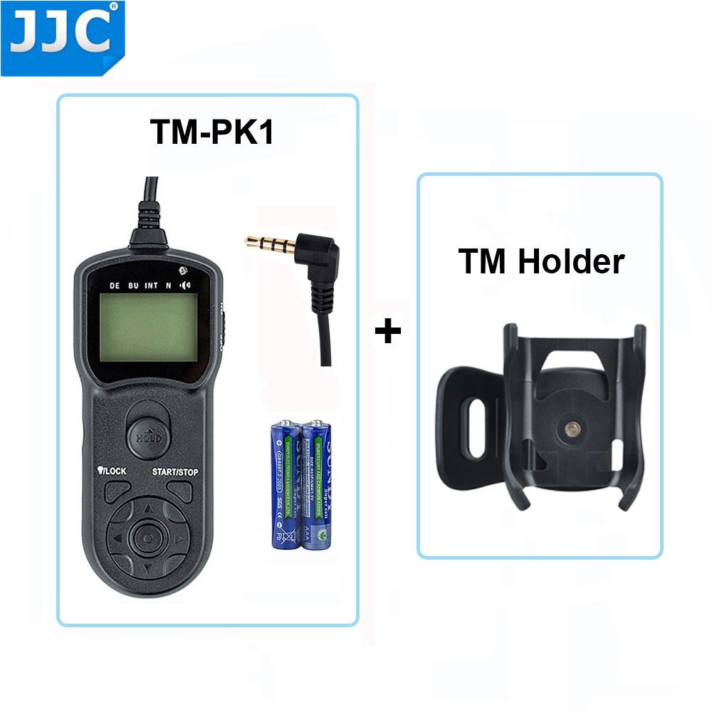 JJC Camera Wired Timer Remote Shutter Release Cord Controller For Pentax K-70/KP Replace CS-310: Default Title