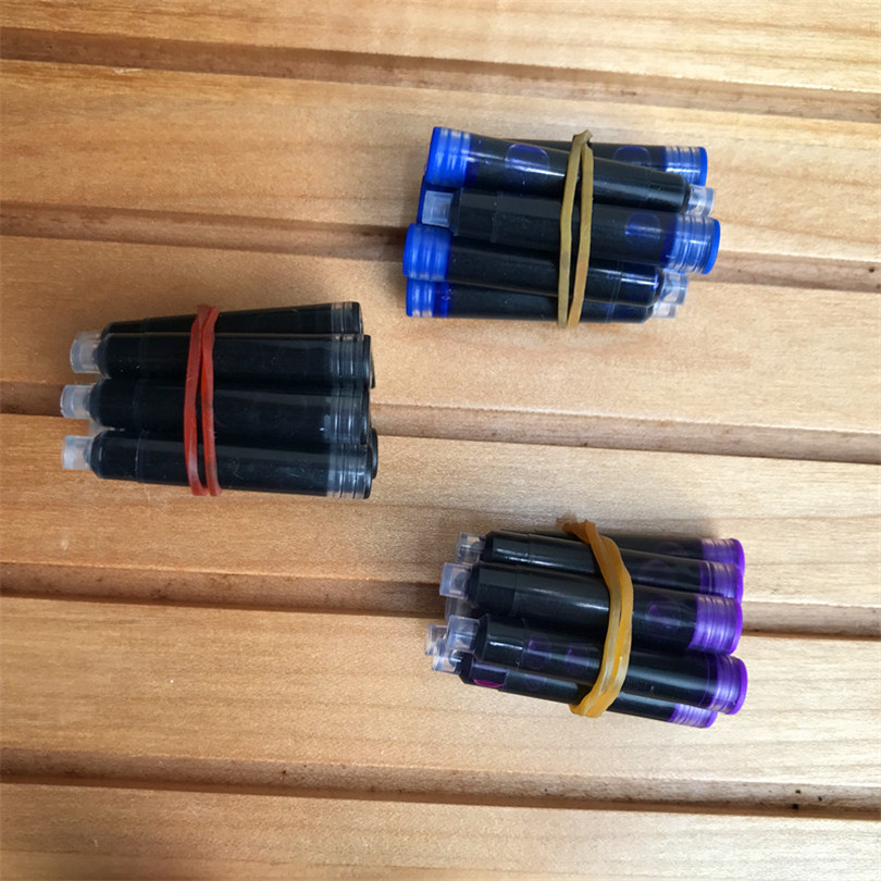60 stücke Farbe tinte patrone wert Kasten für brunnen stift Jinhao 2,6mm International Standard Nachfüllung Schreibwaren Büro schule