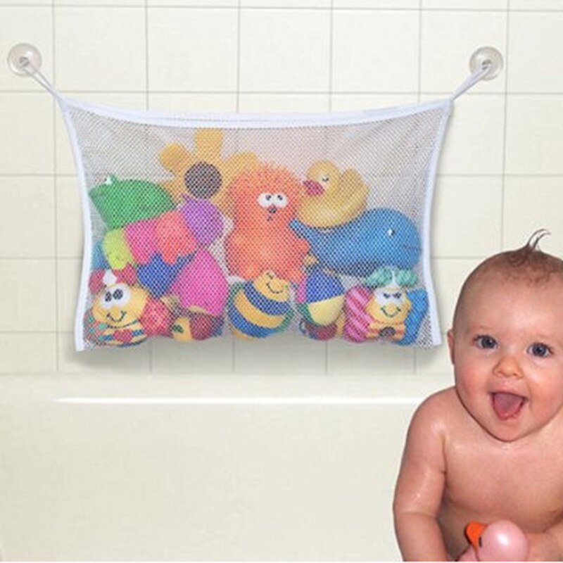 Barn baby bad sim leksak förvaring korg för leksaker badrum förvaring nät leksaksväska badrum vägg förvaring väskor arrangör