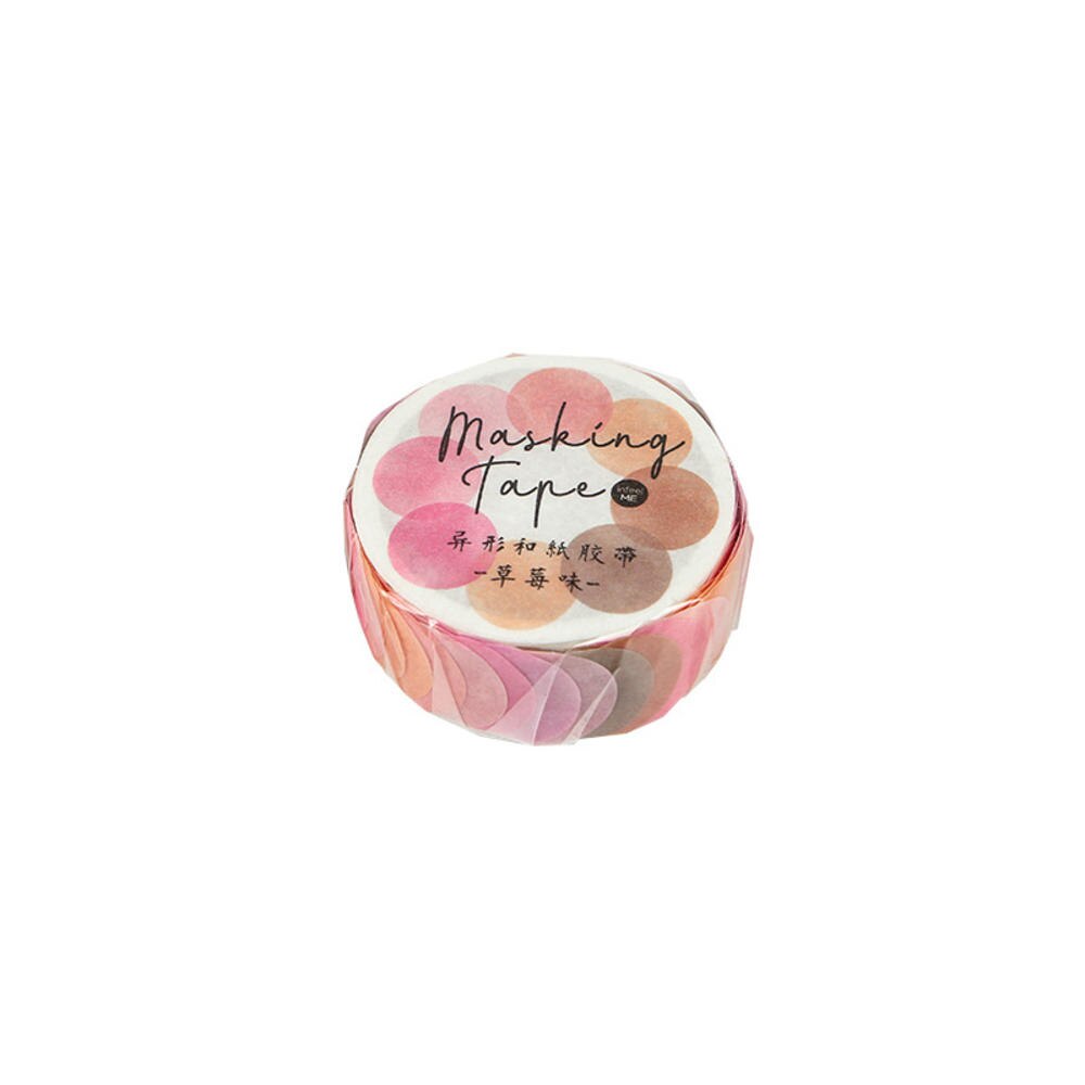 JESJELIU 14*14mm bonbon dur point couleur Washi journalerie écriture Washi ruban déco étiquette rubans de masquage faciles à déchirer