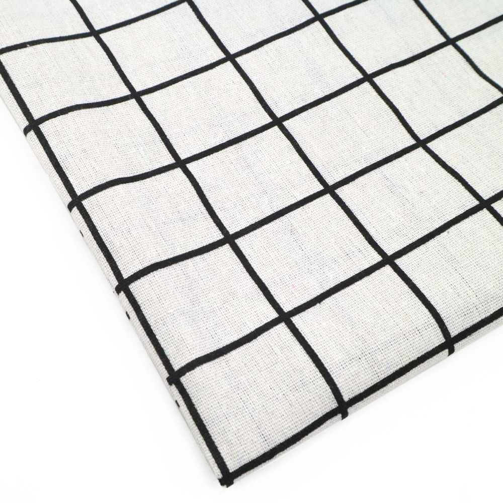 50 x 150cm rutigt linnetyg tryckt tyg sömnad quilttyger för lapptäcke handarbete handgjort material ,1 yc 3293: 1057771001