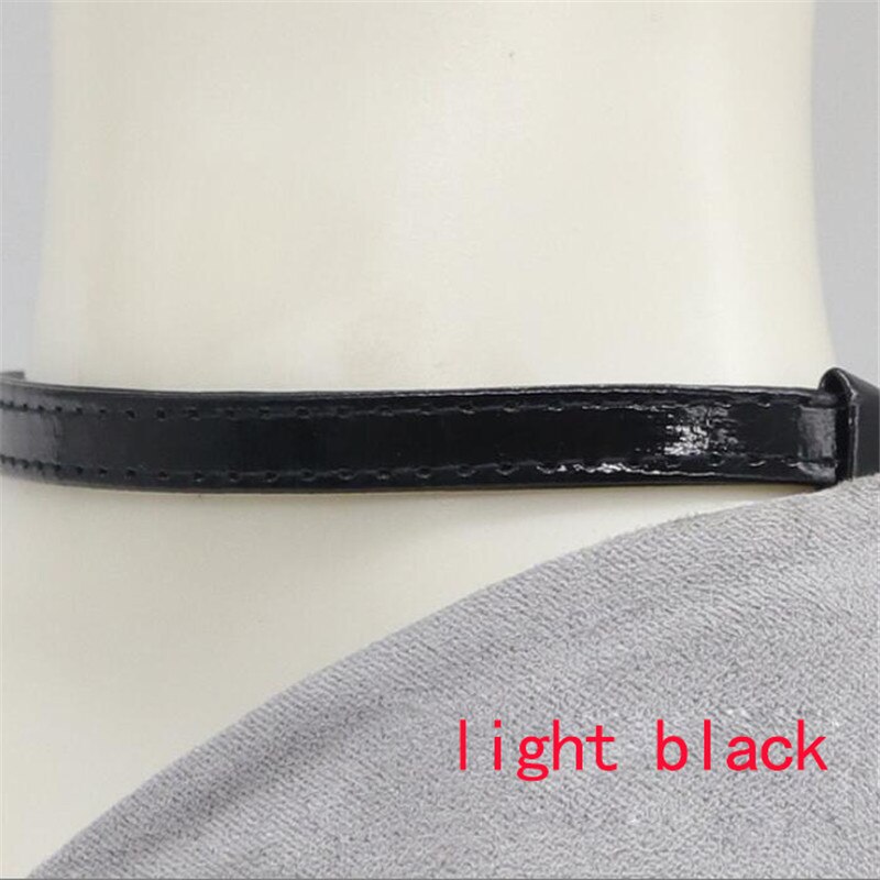 1 paio di lacci regolabili alla moda per tacchi alti cintura per scarpe caviglia che tiene le donne allentate fascio antiscivolo lacci cinturini cinturino: leggero nero