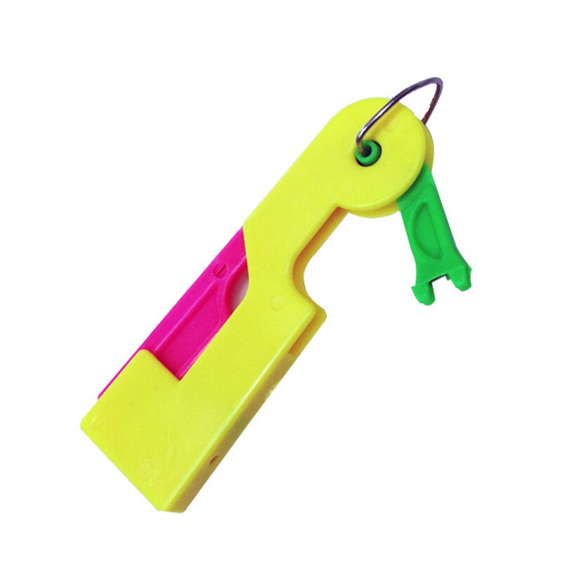 Automatic Sewing Needle Threader Simple Hand Tools Plastic Needle Thread Tools Plastic Handle Sewing Accessories home products