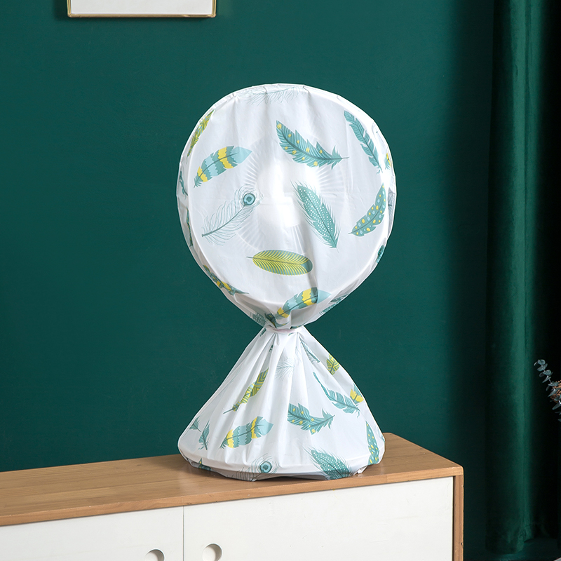 Stand Floor Fan Cover Fan Guard Storage Bag Full Coverage Dust Cover Protective Cover Dustproof Fan Protector Case Organizer: Feather 60x90cm
