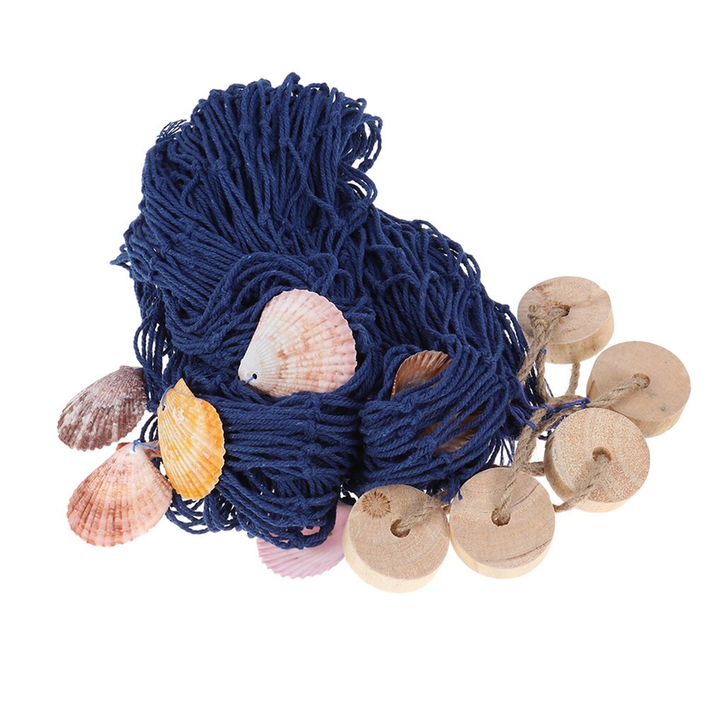 100*200Cm Mediterrane Stijl Decoratieve Vis Netting Marine Visnet Wanddecoratie Fotograferen Achtergrond