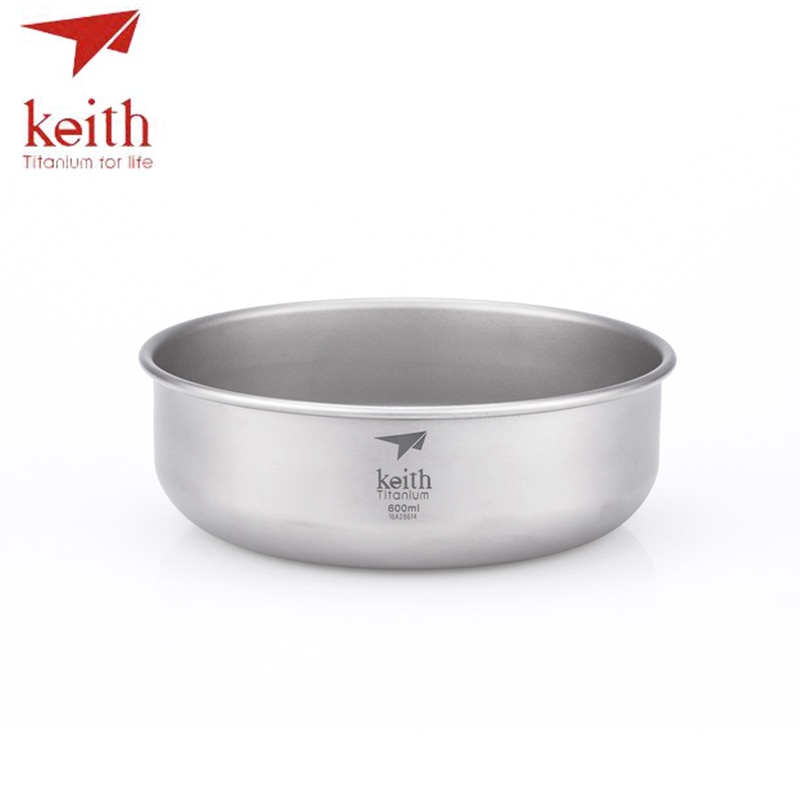 Keith camping pure titanium kommen 300ml-900ml kommen kookgerei servies bestek  ti5333-ti5338