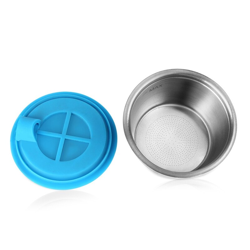 Reusable Coffee Capsule Set with Tamper&Spoon,Stainless Steel Coffee