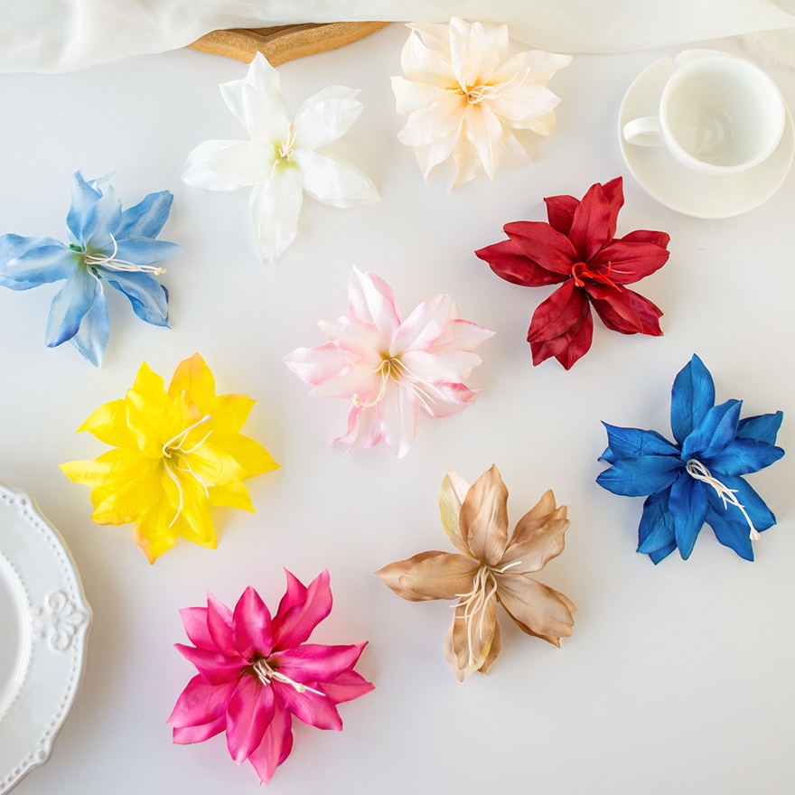 Artificial Flowers Silk Lily Festival Party Home Outdoor Garden Wedding Bridal Bouquets Room Decor DIY Box Garland Hotsale