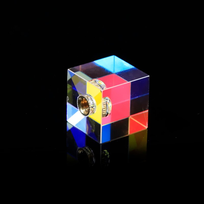 25*25*25mm/0.98*0.98*0.98in Cubic Science Cube Optical Prisma Photography with Hexahedral Prism Home Decoration Prism Glass