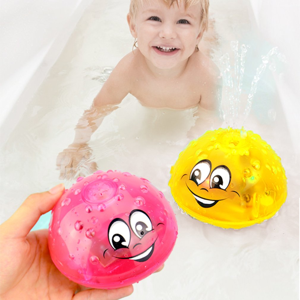 Grappige Zuigeling Baden Speelgoed Jongen Elektrische Inductie Sprinkler Speelgoed Lichte Muziek Baby Badkamer Spelen Water Multicolor Christmas