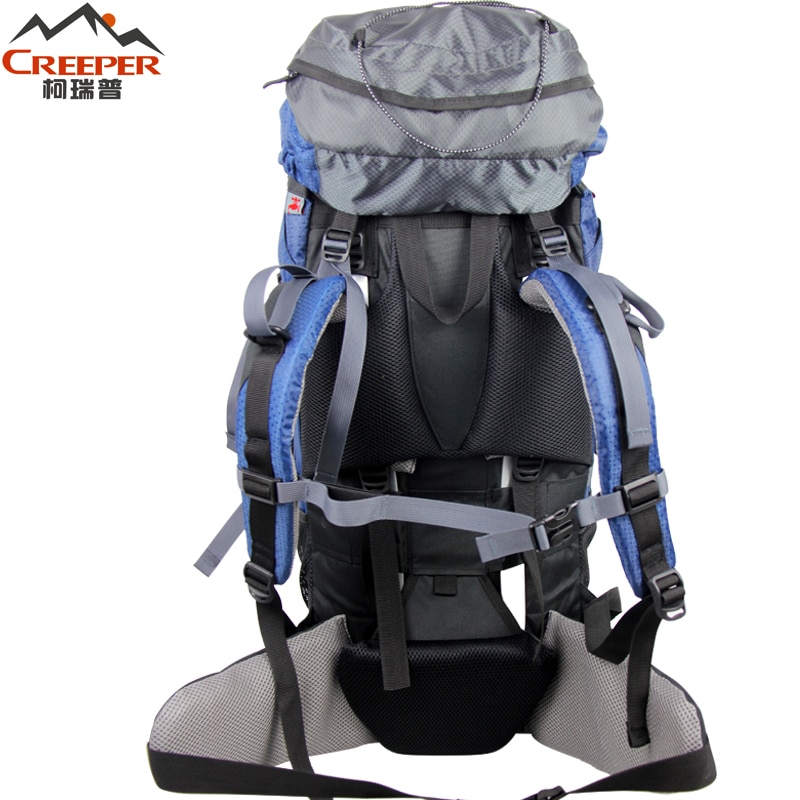 Creeper Uomini Zaino In Nylon 60L Impermeabile Zaini Cornice Esterna di Alta Qualità Borsa Da Viaggio Arrampicata Escursione di Campeggio del Sacchetto di Montagna