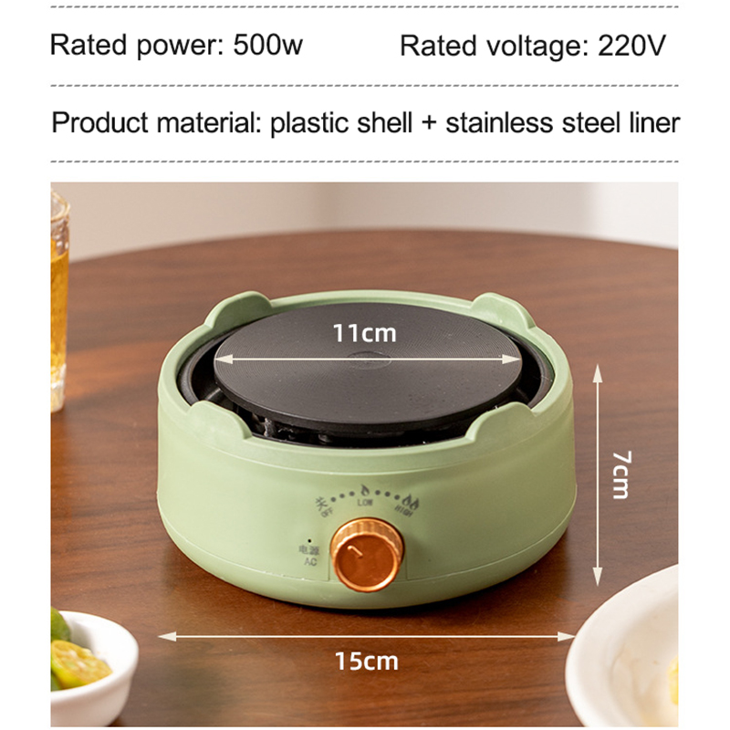 110V/220V Multifunctional Electric Pottery Stove Plate 500W Tea Brewer Water Boiler Coffee Moka Heating Furnace Stew Cooker