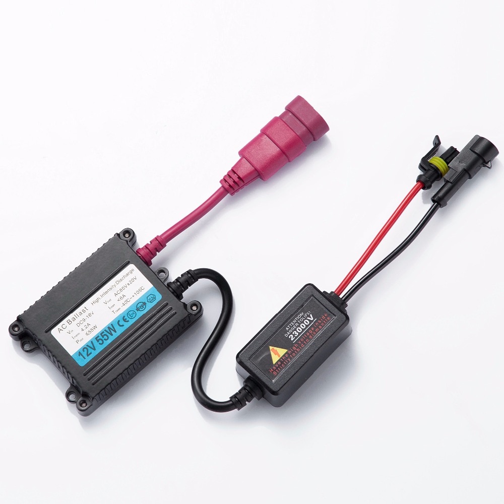 Ett sett hid xenon  h4 bixenon hid kit  ac 12v 55w h4 bi xenon lampe  h4 hi/ lo beam pære 3000k 4300k 5000k 6000k 8000k billykt