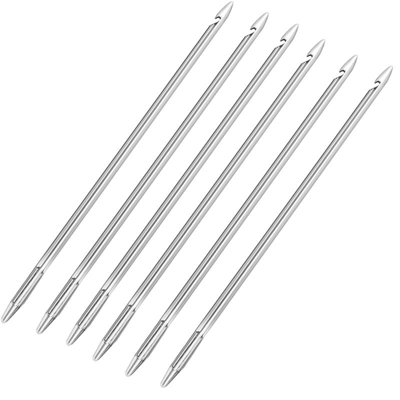 Leder Nähset DIY Leder NäHenne Ahle Nadel mit Kupfer Griff einstellen Leder Leinwand Zelt Schuhe Reparatur werkzeug Nylon faden: Freier Raum