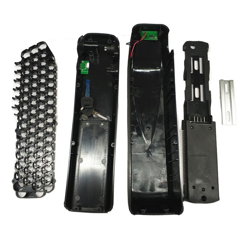 Funda de plástico para batería de bicicleta eléctrica de 36V para E-BIKE soporte de batería