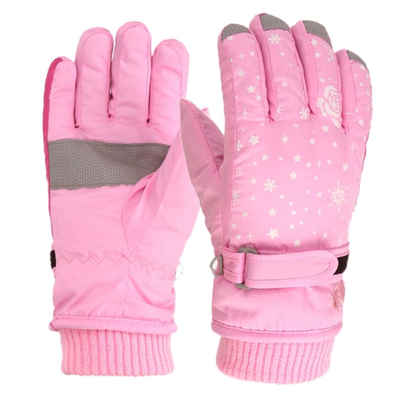Gants de ski pour enfants, cyclisme, moufles épaisses et chaudes, imperméables, coupe-vent, Sports de plein air, Snowboard, pour filles et garçons