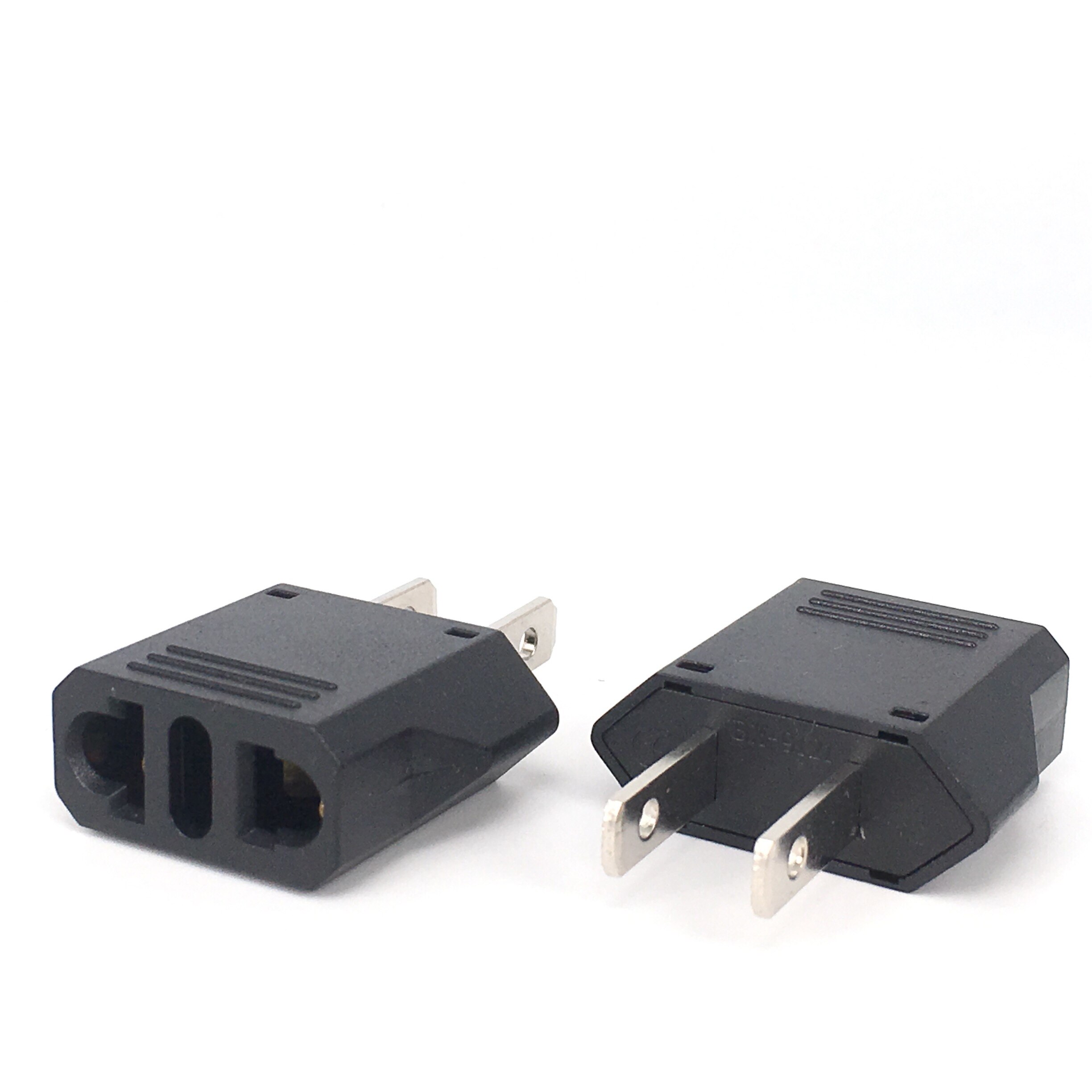 Adaptateur secteur européen EU vers US, chine, japon, américain, chinois, US, voyage, chargeur, prise de courant, 2 pièces