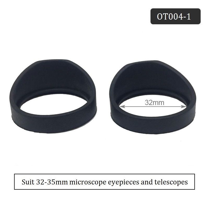 Okular-Augenmuscheln, Kappen, ein Paar Gummi-Ferngläser, Augenschützer, Stereomikroskop-Teile, Teleskope, Augenmuscheln, Innendurchmesser 29–36 mm: Orange